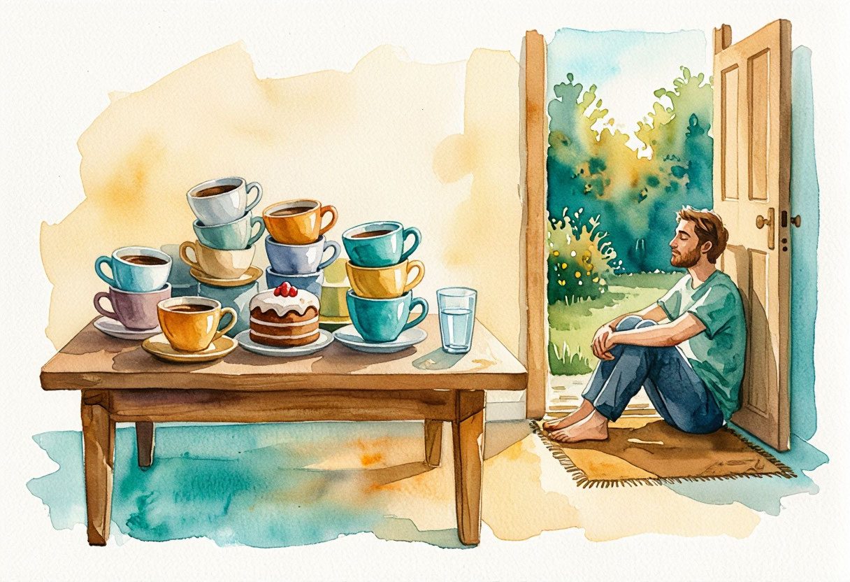 Десять литров кофе или пять минут безмыслия. Что эффективнее?